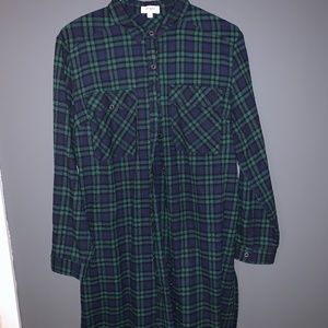 Plaid Duster